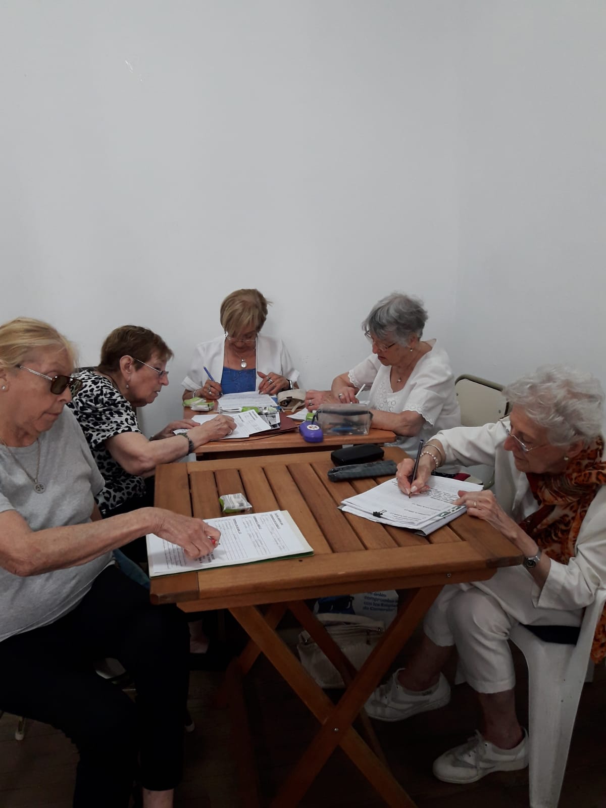 Actividad en Centro de Jubilados